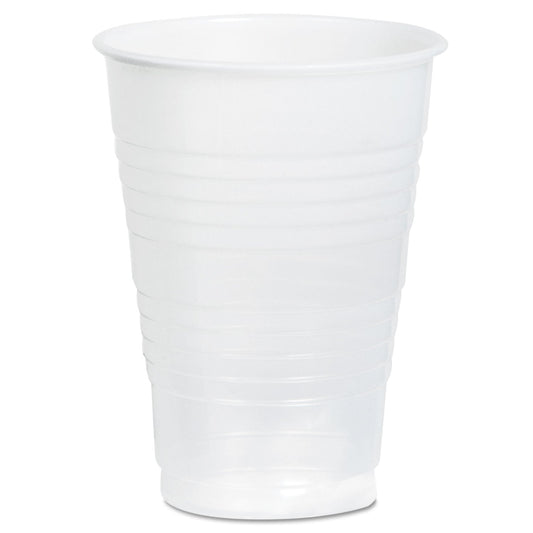 Dart High-Impact Polystyrene Cold Cups, 12 oz, Translucent, 1,000/Carton
