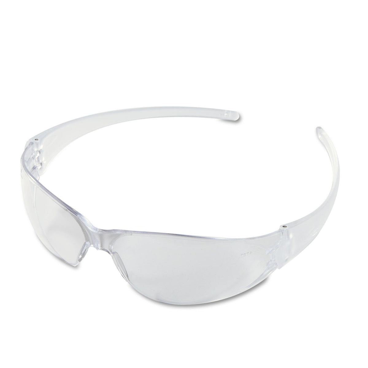 MCR Checkmate Wraparound Safety Glasses, CLR Polycarbonate Frame, Coated Clear Lens, 12/Box