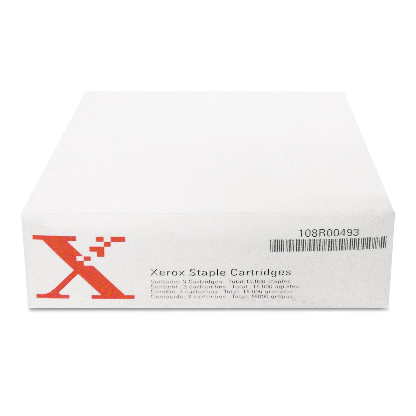 Xerox 108R00493 Staple Cartridge, 5,000 Staples/Cartridge, 3 Cartridges/Pack