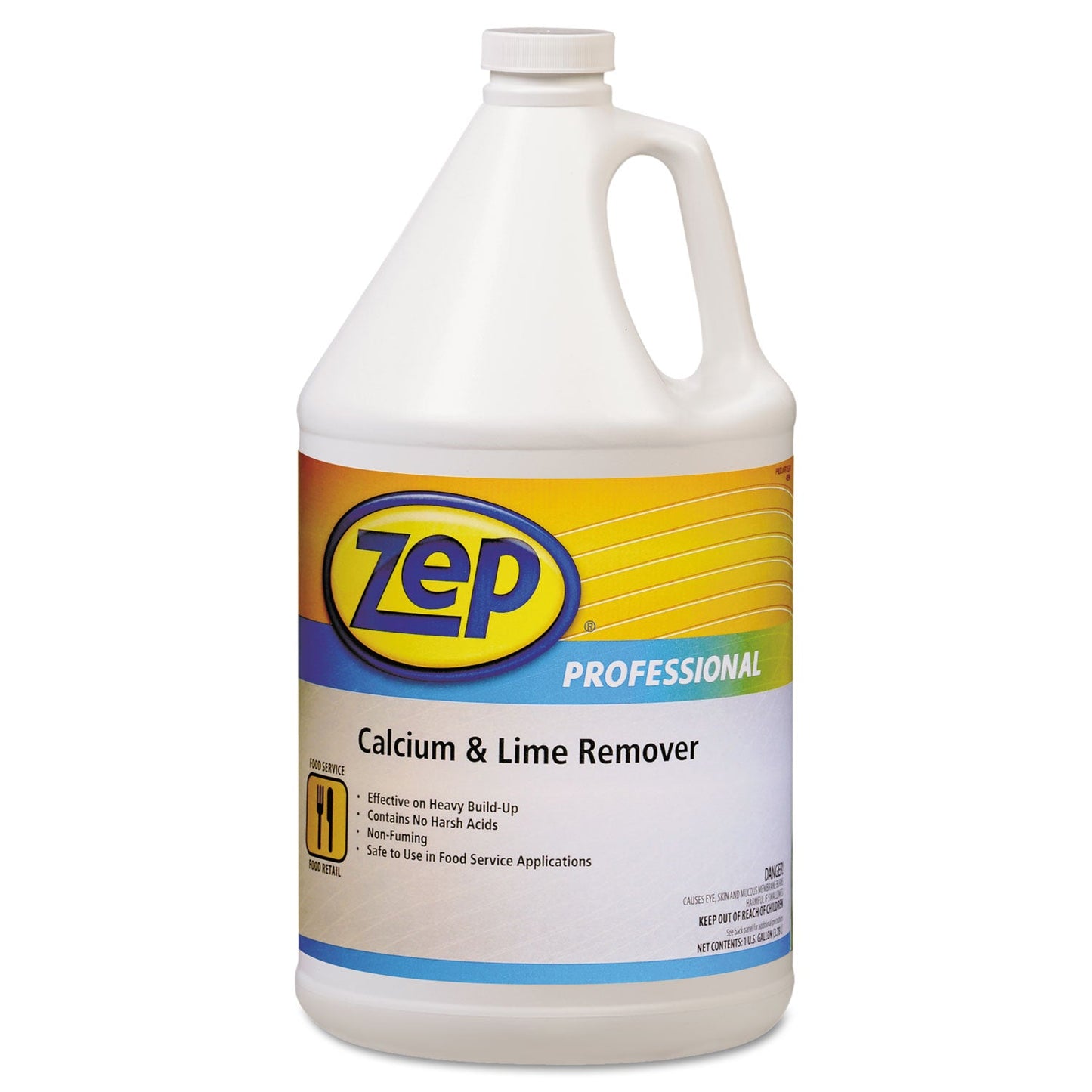 Zep Professional Calcium and Lime Remover, Neutral, 1 gal Bottle, 4/Carton