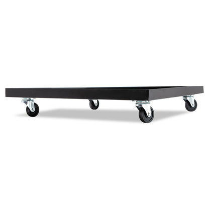 Alera Stacking Chair Dolly, Metal, 320 lb Capacity, 22.44" x 22.44" x 3.93", Black