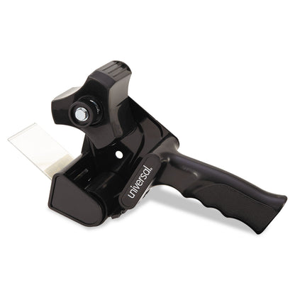 Universal Handheld Box Sealing Tape Dispenser, 3" Core, For Rolls Up to: 2" x 110 yds, Black