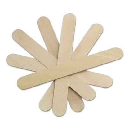 Medline Sterile Tongue Depressors, Wood, 6" Long, 100/Box