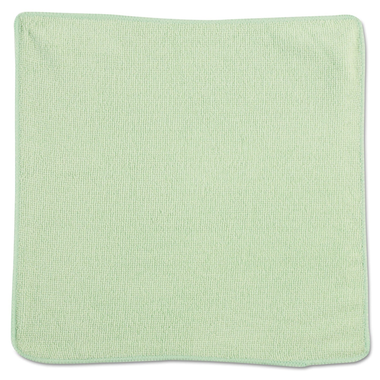 Rubbermaid Microfiber Cleaning Cloths, 12 x 12, Green, 24/Pack