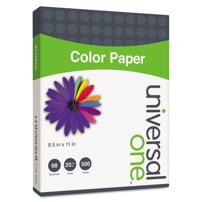 Universal Deluxe Colored Paper, 20 lb Bond Weight, 8.5 x 11, Pink, 500/Ream