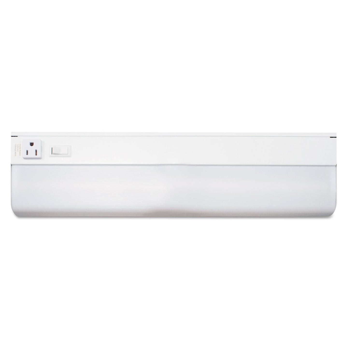 Ledu Under-Cabinet Fluorescent Fixture, Steel, 18.25"w x 4"d x 1.63"h, White