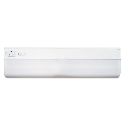 Ledu Under-Cabinet Fluorescent Fixture, Steel, 18.25"w x 4"d x 1.63"h, White