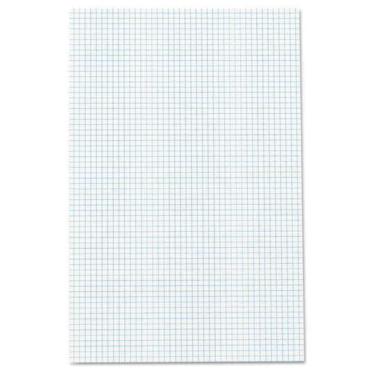 Ampad Quadrille Pads, Quadrille Rule (4 sq/in), 50 White (Standard 15 lb Bond) 11 x 17 Sheets