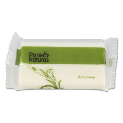 Pure & Natural Body and Facial Soap, Fresh Scent, # 1 1/2 Flow Wrap Bar, 500/Carton