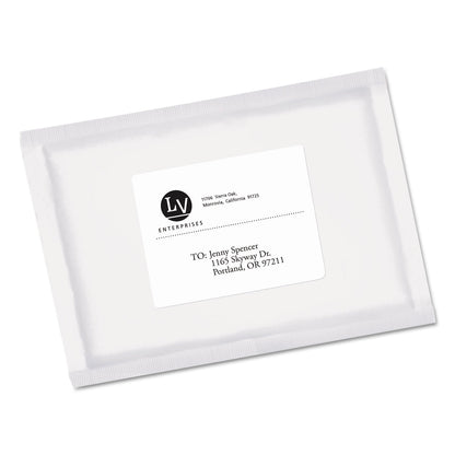 Avery EcoFriendly Mailing Labels, Inkjet/Laser Printers, 3.33 x 4, White, 6/Sheet, 100 Sheets/Pack