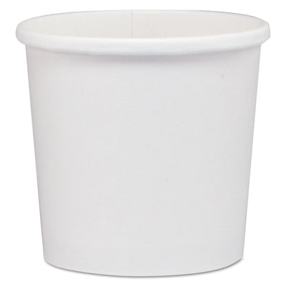 Dart Flexstyle Double Poly Paper Containers, 12 oz, 3.6" Diameter, White, Paper, 25/Bag, 20 Bags/Carton