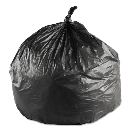 Inteplast Group High-Density Commercial Can Liners, 16 gal, 6 microns, 24" x 33", Black, 1,000/Carton