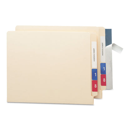 Smead Seal and View File Folder Label Protector, Clear Laminate, 8 x 1.69, 100/Pack