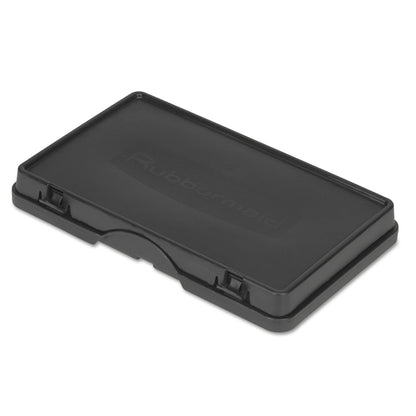 Rubbermaid Storage/Trash Compartment Cover, Plastic, Black