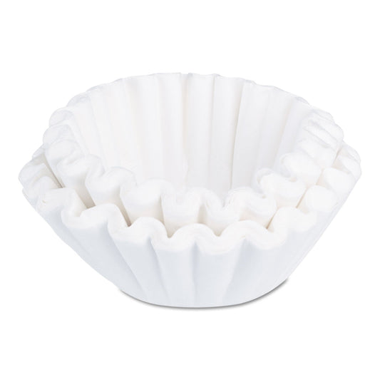 BUNN Coffee/Tea Brewer Filters, Flat Bottom, 50/Pack, 60 Packs/Carton