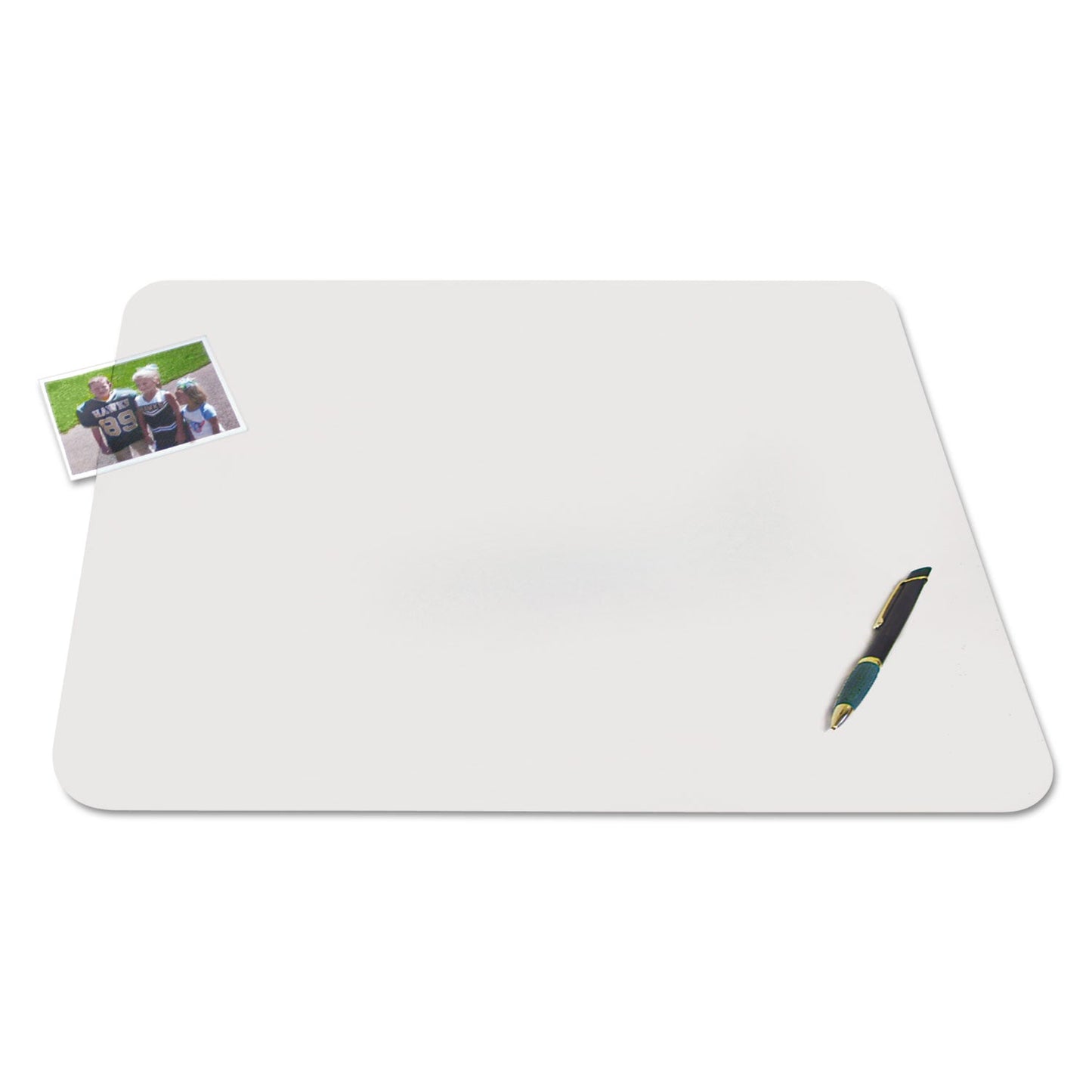 Artistic KrystalView Desk Pad with Antimicrobial Protection, Matte Finish, 22 x 17,  Clear