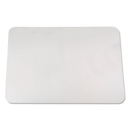 Artistic KrystalView Desk Pad with Antimicrobial Protection, Glossy Finish, 36 x 20, Clear