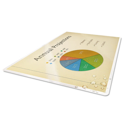 GBC UltraClear Thermal Laminating Pouches, 3 mil, 9" x 11.5", Gloss Clear, 100/Box