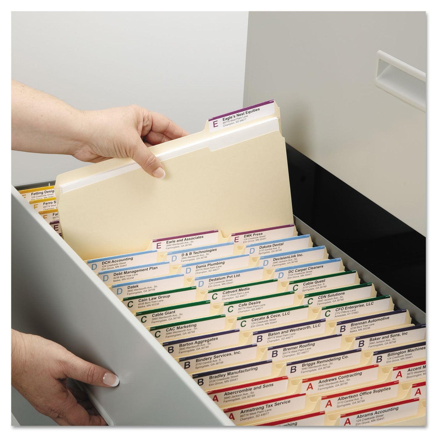 Smead Top Tab Manila Expansion Fastener Folders, 1.5" Expansion, 2 Fasteners, Legal Size, Manila Exterior, 50/Box