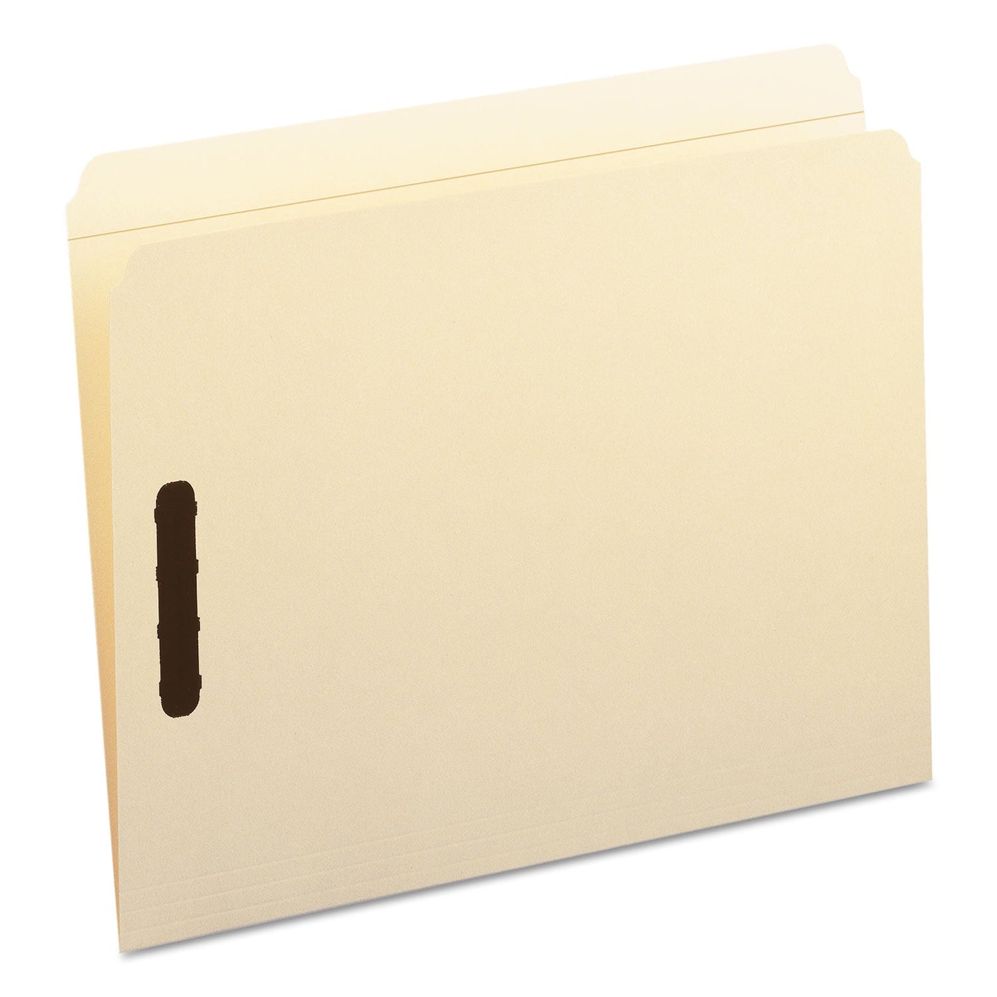 Smead Top Tab Fastener Folders, Straight Tab, 2 Fasteners, Letter Size, 11-pt Manila Exterior, 50/Box