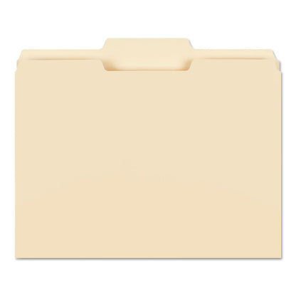 Smead Manila File Folders, 1/3-Cut Tabs: Center Position, Letter Size, 0.75" Expansion, Manila, 100/Box