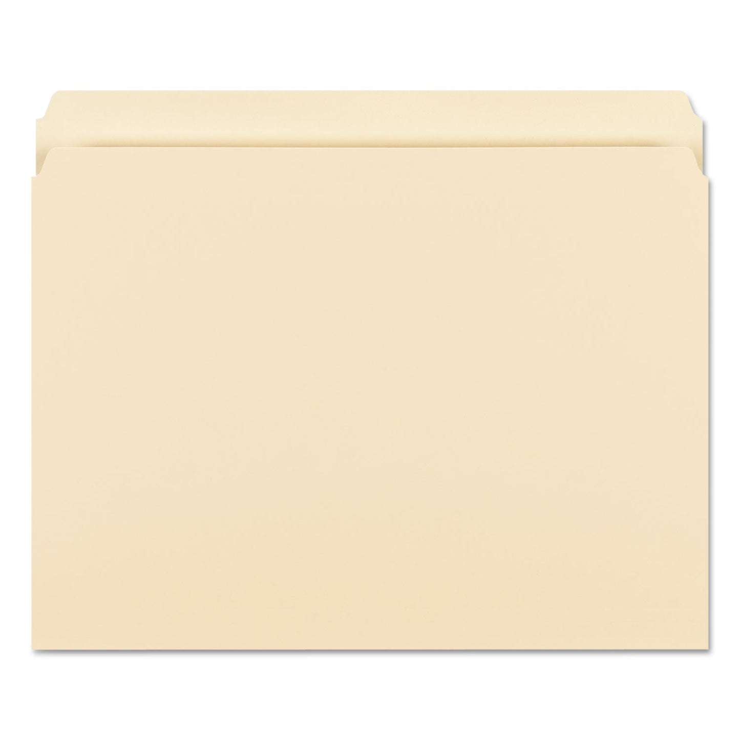 Smead Manila File Folders, Straight Tabs, Letter Size, 0.75" Expansion, Manila, 100/Box