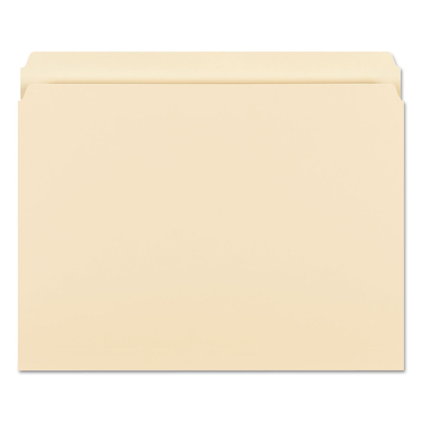 Smead Manila File Folders, Straight Tabs, Letter Size, 0.75" Expansion, Manila, 100/Box