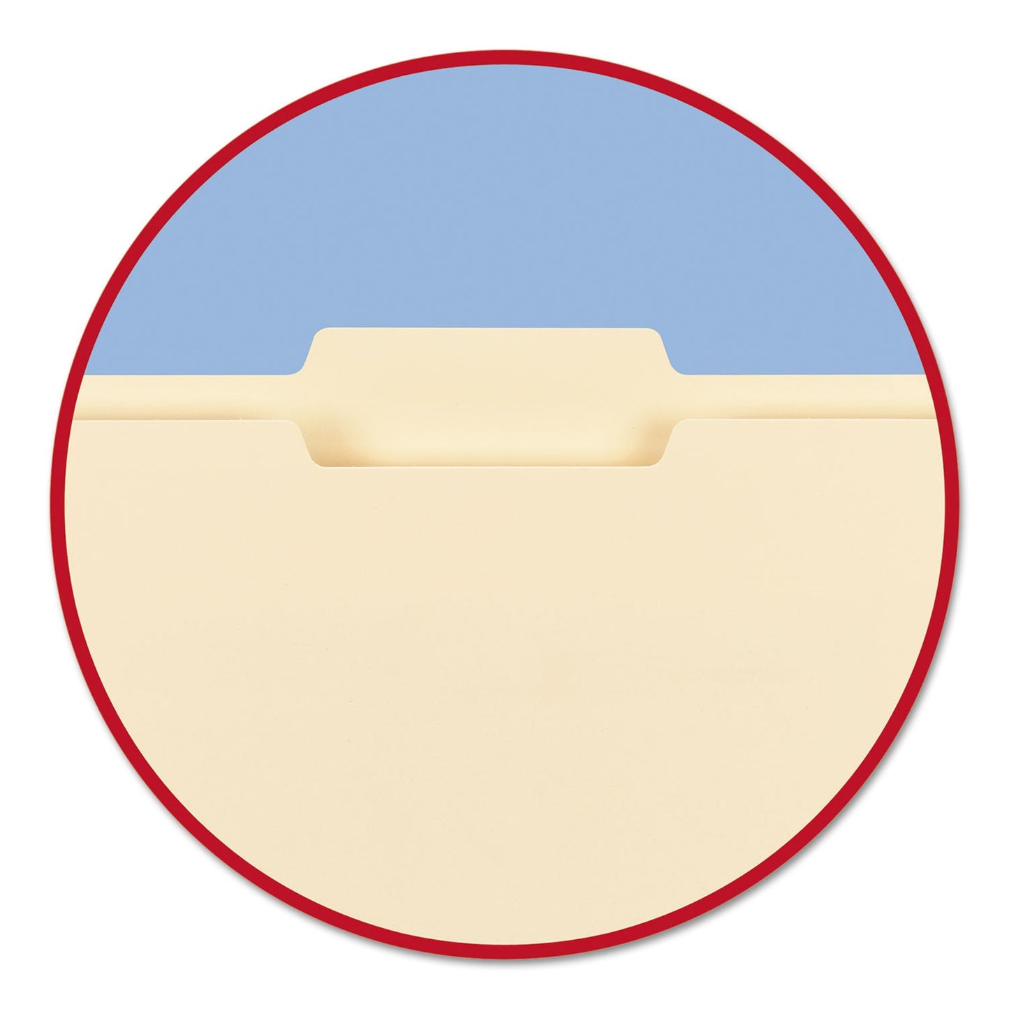 Smead 100% Recycled Manila Top Tab File Folders, 1/3-Cut Tabs: Assorted, Letter Size, 0.75" Expansion, Manila, 100/Box