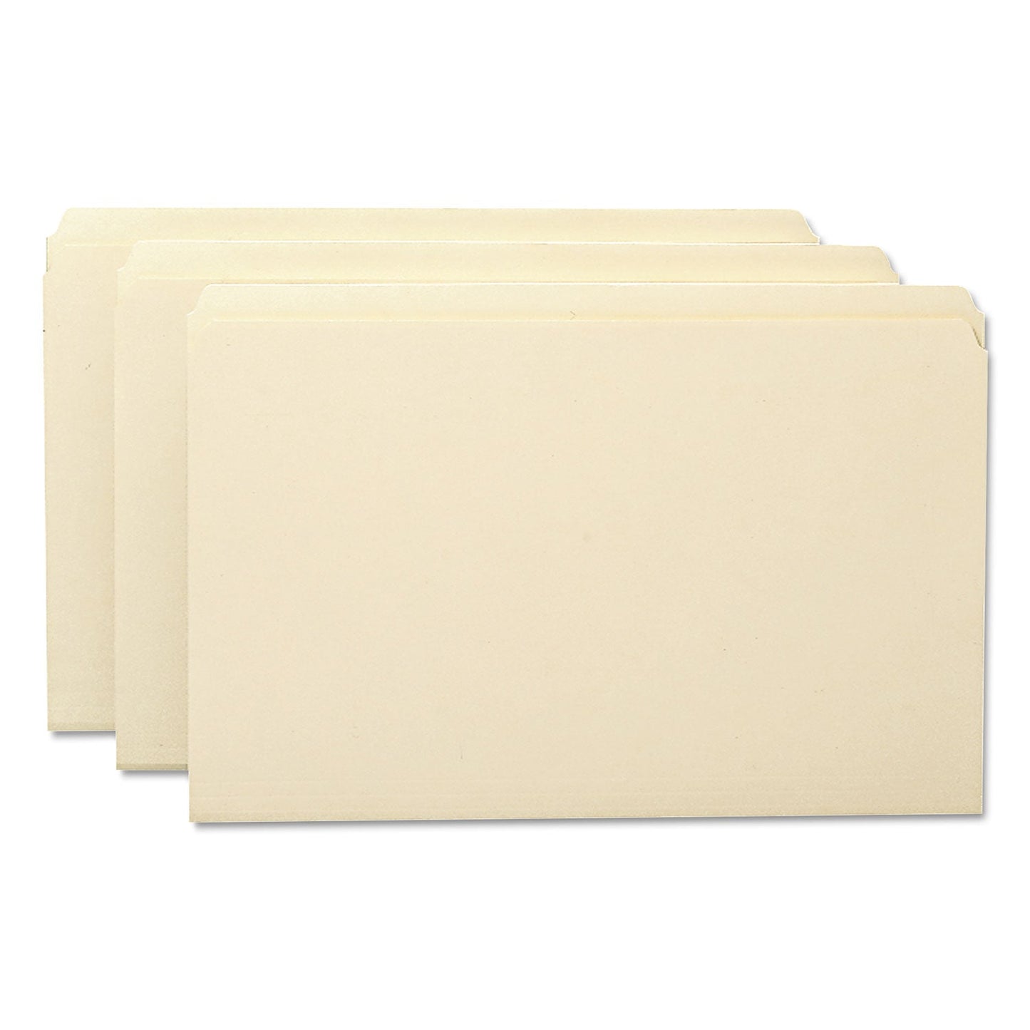 Smead Manila File Folders, Straight Tabs, Legal Size, 0.75" Expansion, Manila, 100/Box