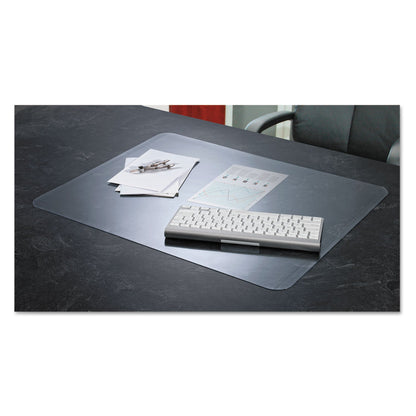 Artistic KrystalView Desk Pad with Antimicrobial Protection, Matte Finish, 22 x 17,  Clear