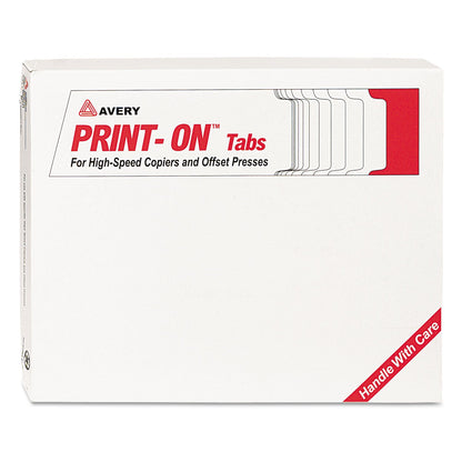 Avery Customizable Print-On Dividers, For Xerox 4135 Copiers and Docutech, 3-Hole Punched, 5-Tab, 11 x 8.5, White, 30 Sets
