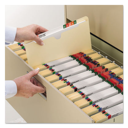 Smead Manila File Jackets, 2-Ply Straight Tab, Letter Size, Manila, 50/Box
