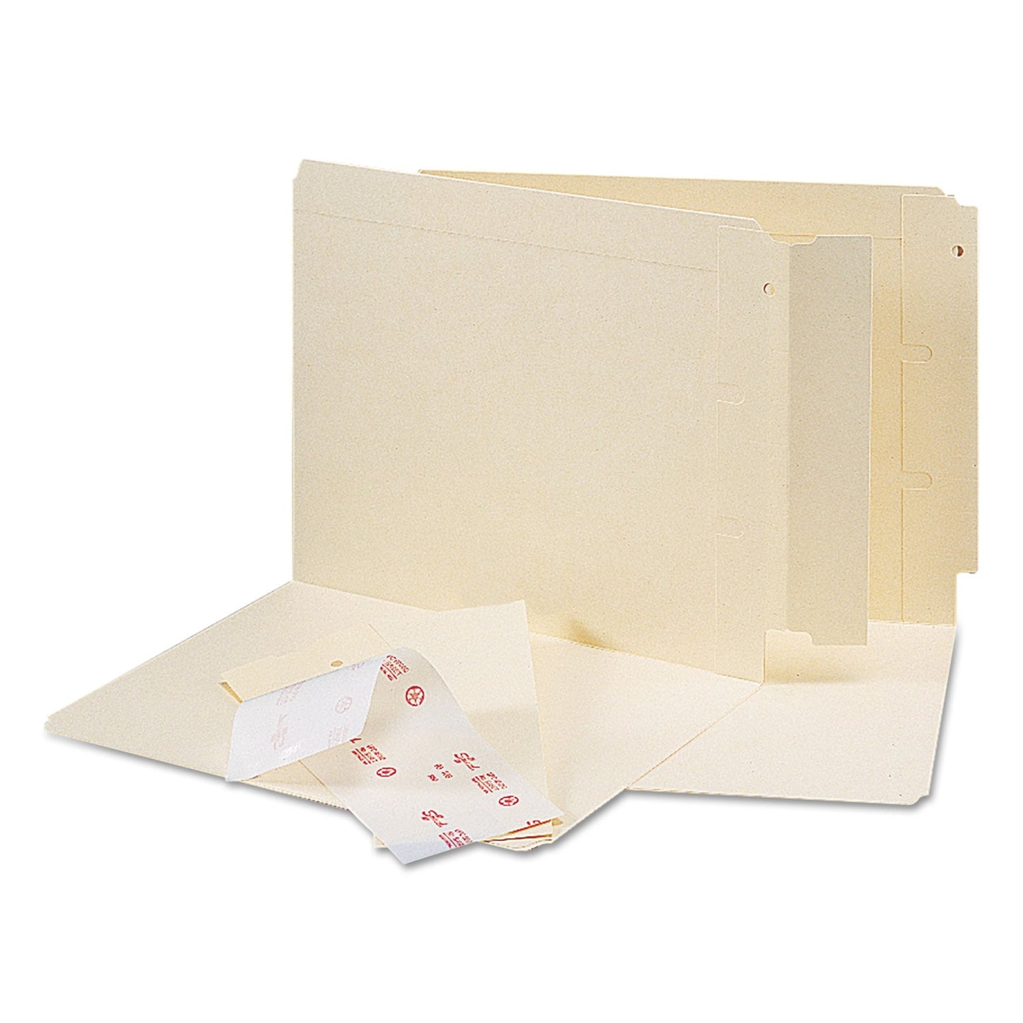 Smead End Tab Converters, Straight Tab, Manila, 3.25" x 9.25", 500/Box
