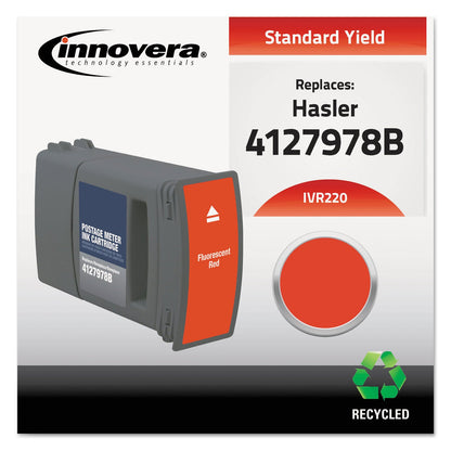 Innovera Compatible Red Postage Meter Ink, Replacement for WJ-220 (4127978B)