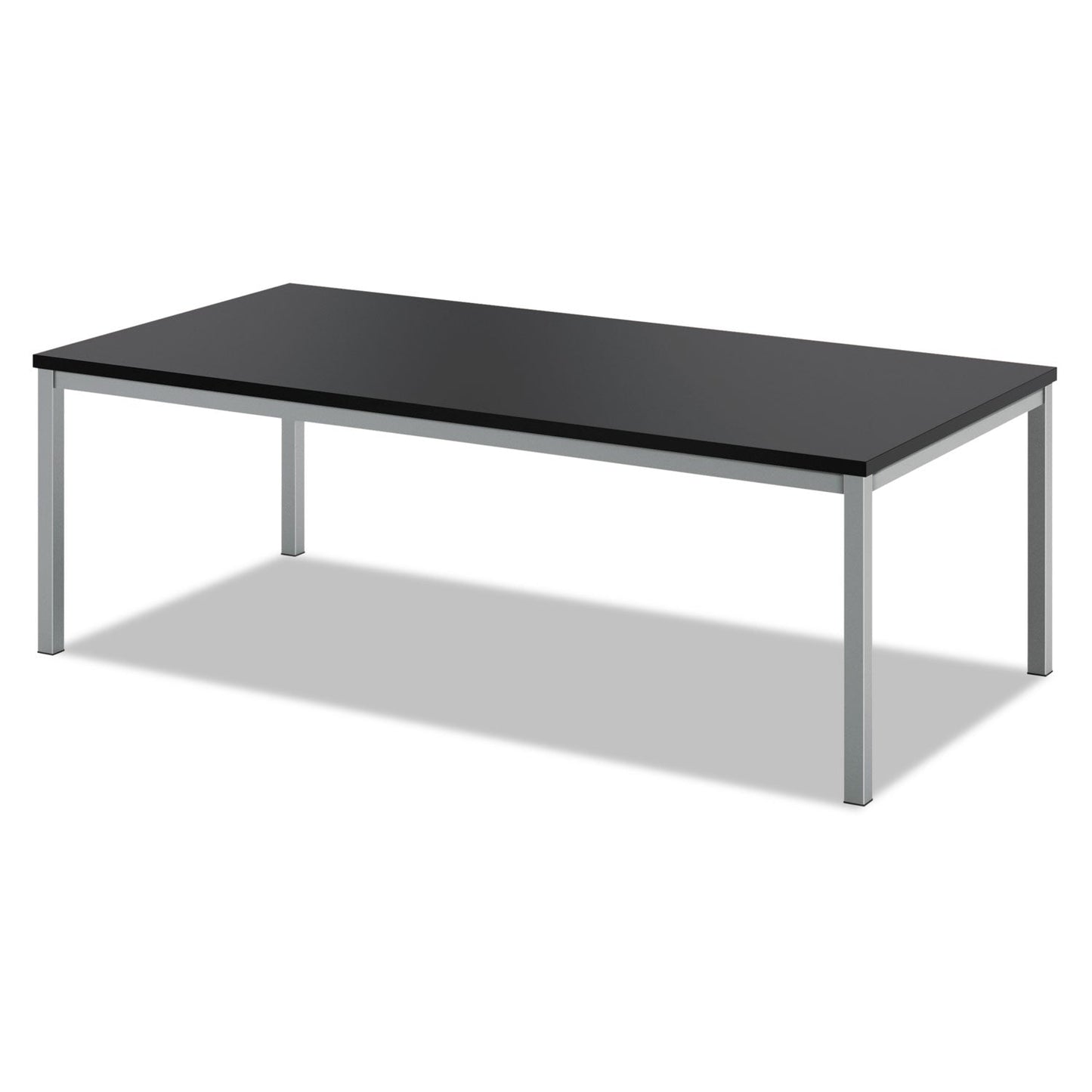 HON Occasional Coffee Table, Rectangular, 48w x 24d x 15.63h, Black