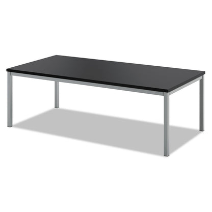 HON Occasional Coffee Table, Rectangular, 48w x 24d x 15.63h, Black
