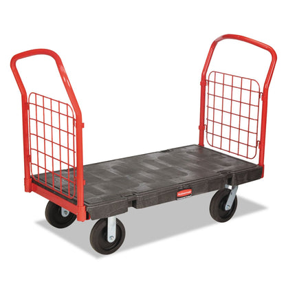 Rubbermaid Heavy-Duty Platform Truck Cart, 1,200 lb Capacity, 24 x 48 Platform, Black