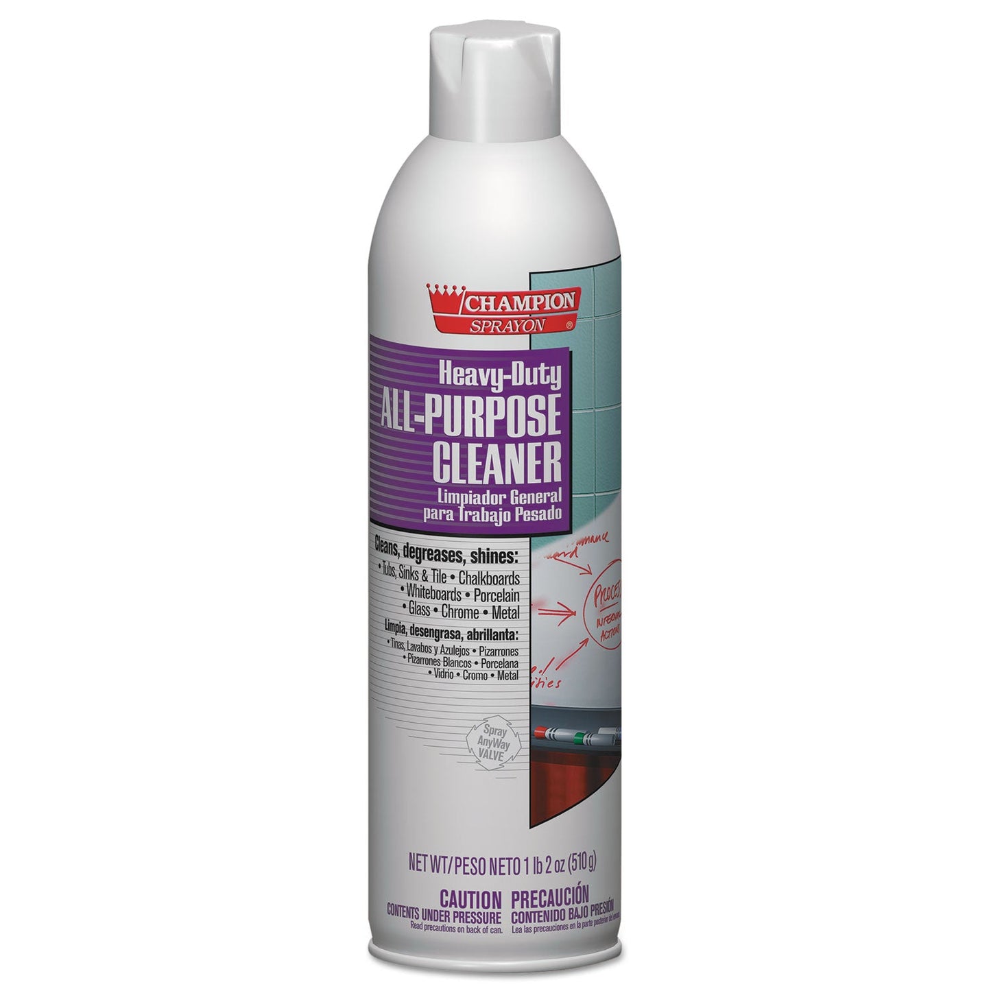 Chase Products Heavy-Duty All-Purpose Cleaner/Degreaser, 18 oz Aerosol Spray, 12/Carton