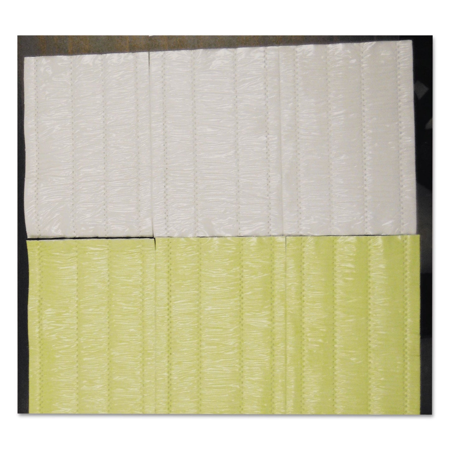 International Tray Pads Meat Tray Pads, 6 x 4.5, White/Yellow, Paper, 1,000/Carton