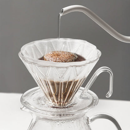 Diamond Pattern Prisma Pour Over Coffee Dripper