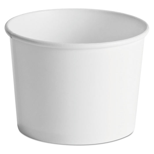 Chinet Paper Food Containers, 64 oz, White, 25/Pack, 10 Packs/Carton
