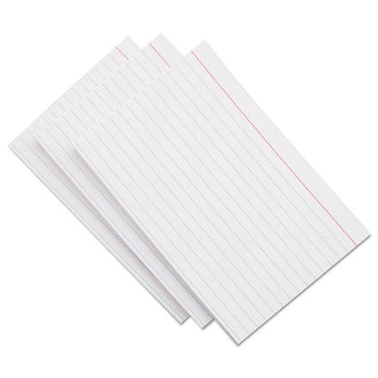 Universal Ruled Index Cards, 3 x 5, White, 500/Pack