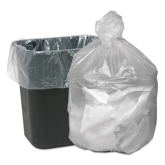 Good 'n Tuff Waste Can Liners, 16 gal, 6 microns, 24" x 31", Natural, 1,000/Carton