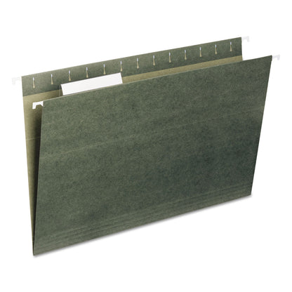 Smead Hanging Folders, Legal Size, 1/3-Cut Tabs, Standard Green, 25/Box