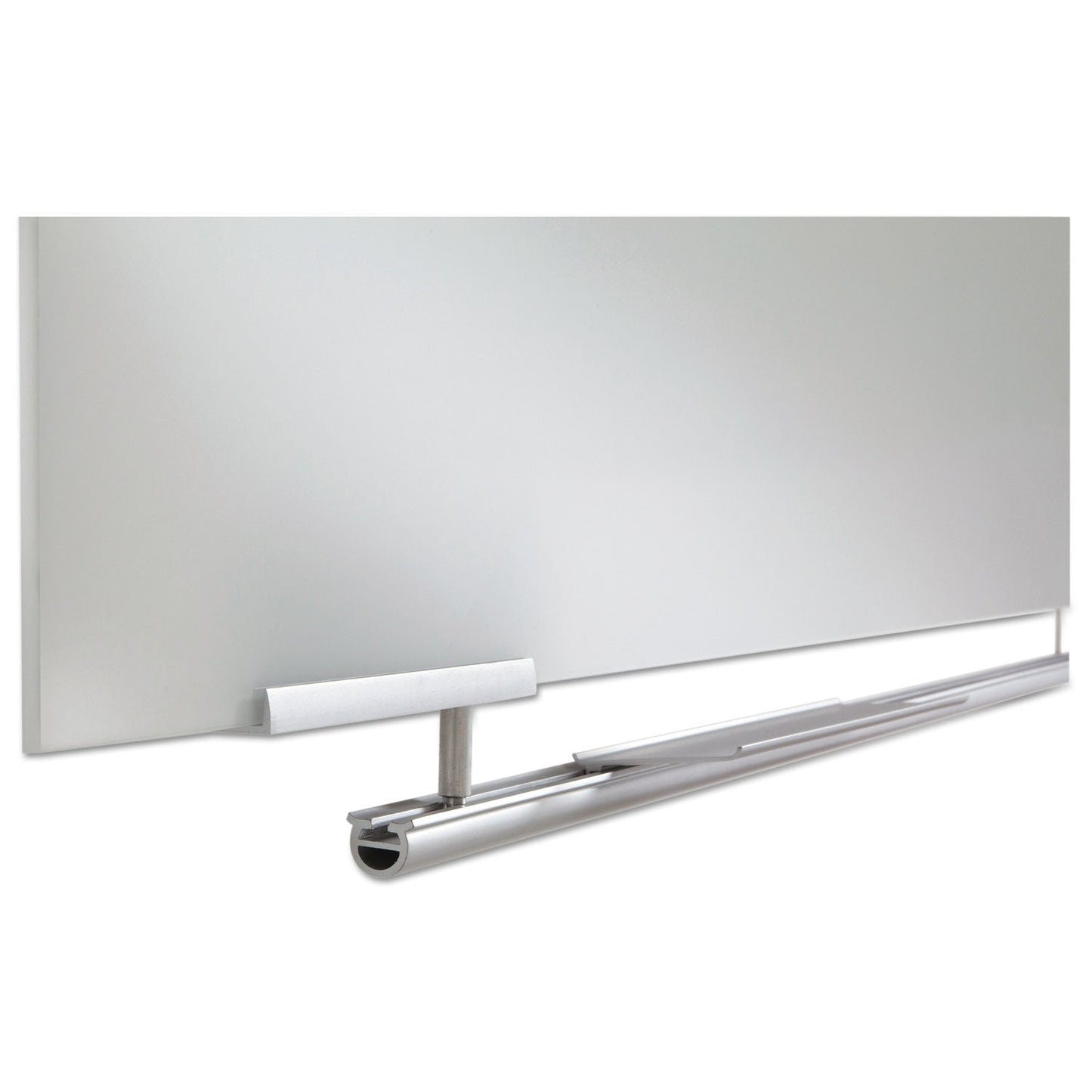 Iceberg Clarity Glass Dry Erase Board with Aluminum Trim, Frameless, 60 x 36