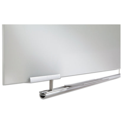 Iceberg Clarity Glass Dry Erase Board with Aluminum Trim, Frameless, 60 x 36