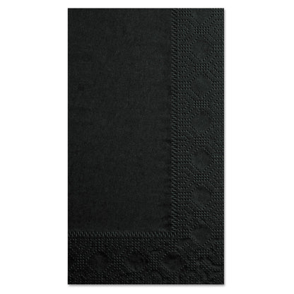 Hoffmaster Dinner Napkins, 2-Ply, 15 x 17, Black, 1000/Carton