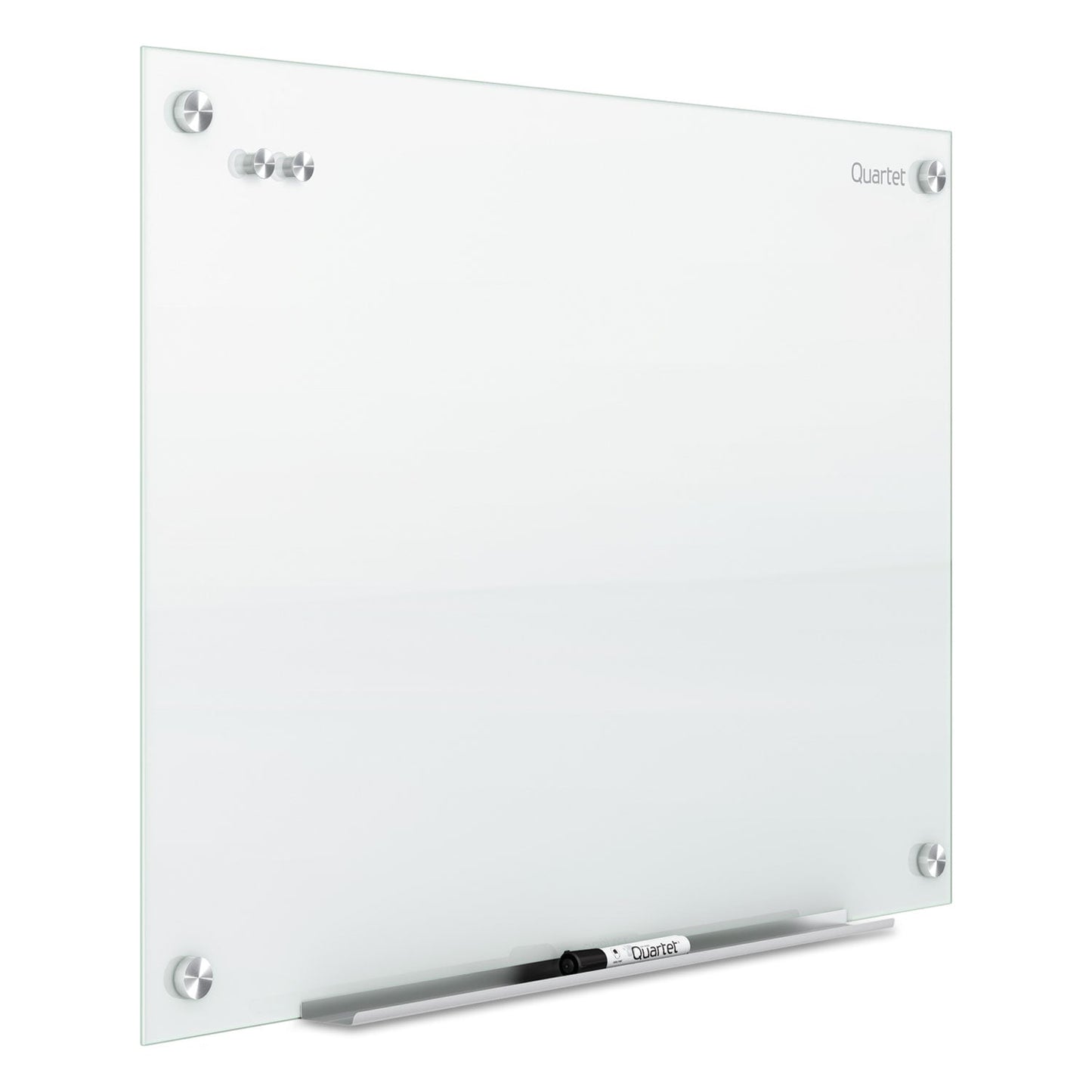Quartet Infinity Magnetic Glass Marker Board, 72 x 48, White