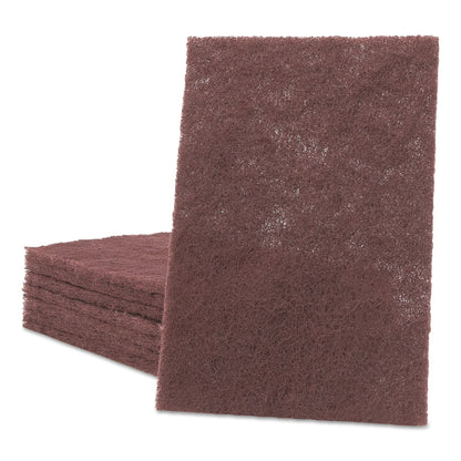 Scotch-Brite General Purpose Hand Pad, 6 x 9, Maroon, 20/Box, 3 Boxes/Carton