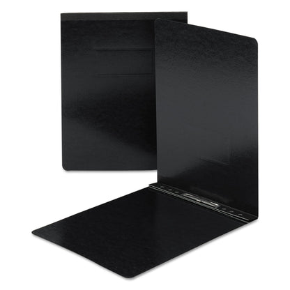 Smead Prong Fastener Premium Pressboard Report Cover, Two-Piece Prong Fastener, 2" Capacity, 8.5 x 11, Black/Black